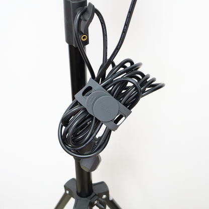 ForTidy Versatile Silicone Latch Strap - 21.65 In Elastic Tie Works for Slow Cooker Lid, Pot, Bento Box, Curtain and Cord, 2pcs Secure Self-Lock & Solution to Bundle or Organize Object